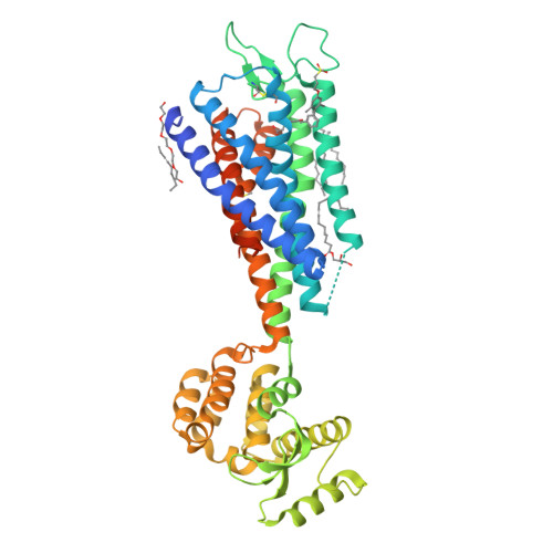 RCSB PDB - 4PHU: Crystal structure of Human GPR40 bound to