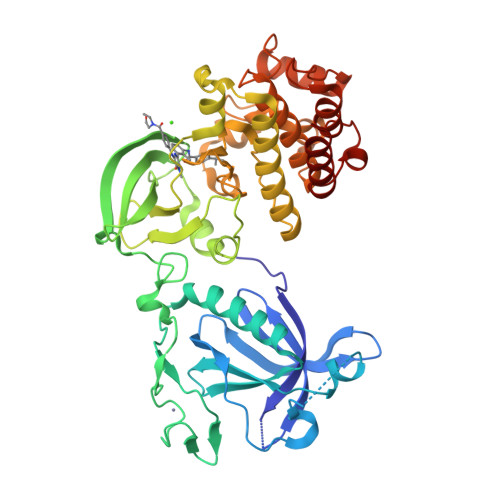 RCSB PDB - 4Y93: Crystal structure of the PH-TH-kinase construct of ...