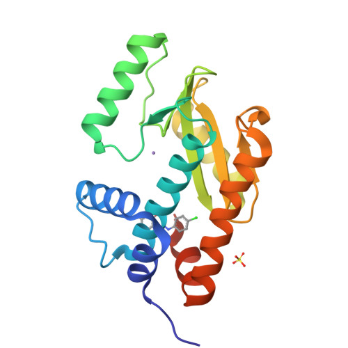 RCSB PDB - 4ZI0: Endonuclease inhibitor bound to influenza strain H1N1 ...