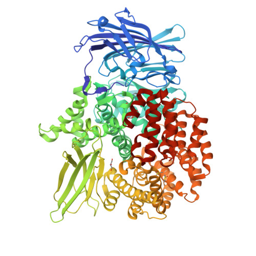 RCSB PDB - 4ZW8: X-ray crystal structure of PfA-M1 in complex with