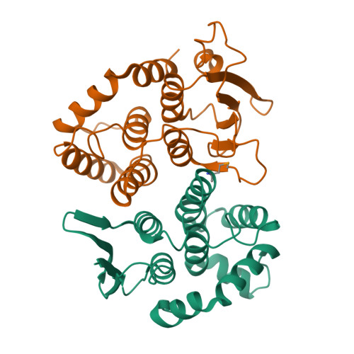 RCSB PDB - 5A5H: The crystal structure of the GST-like domains complex ...