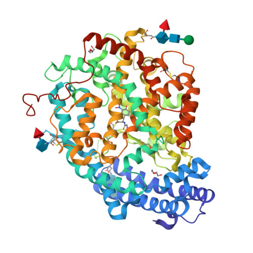 RCSB PDB - 5AMC: Crystal structure of the Angiotensin-1 converting ...