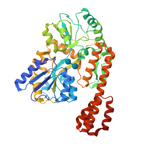 Rcsb Pdb Az Crystal Structure Of Mbp Tom Fusion Protein With A Residue Spacer In The