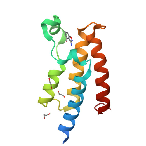 RCSB PDB - 5FE3: Crystal structure of human PCAF bromodomain in complex ...