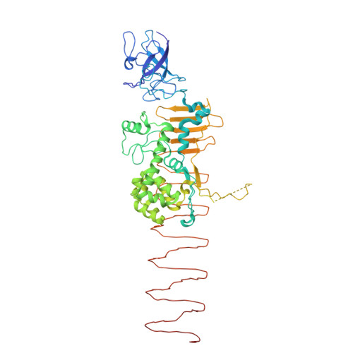 EMD-8064 (RSCB PDB 5HX2) T4 baseplate protein has similar