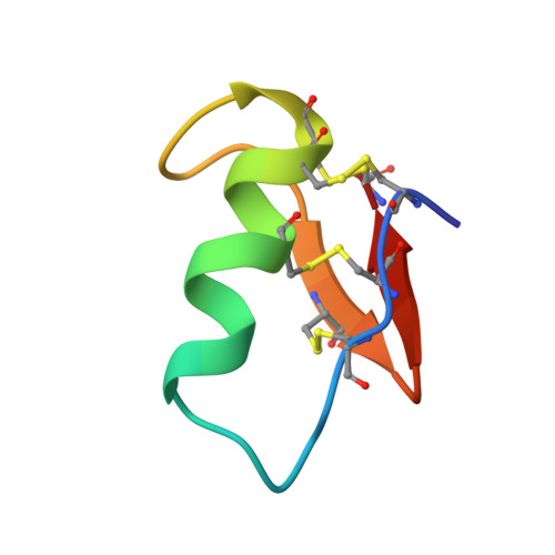 RCSB PDB - 5L1C: Heteronuclear Solution Structure of Chlorotoxin