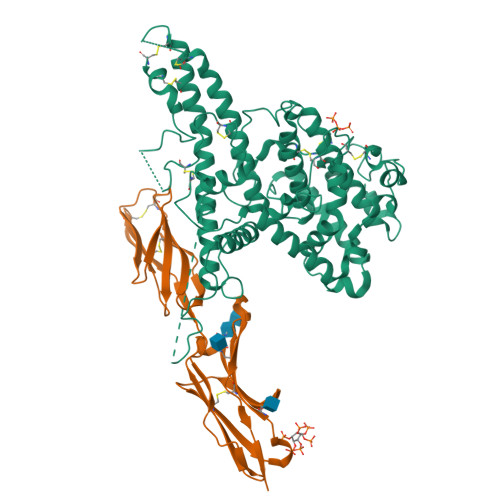 RCSB PDB - 5MZA: The DBLb domain of PF11_0521 PfEMP1 bound to human ICAM-1