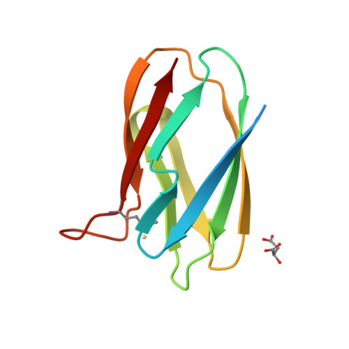 Rcsb Pdb Tk Crystal Structure Of Uncharacterized Cupredoxin Like Domain Protein From