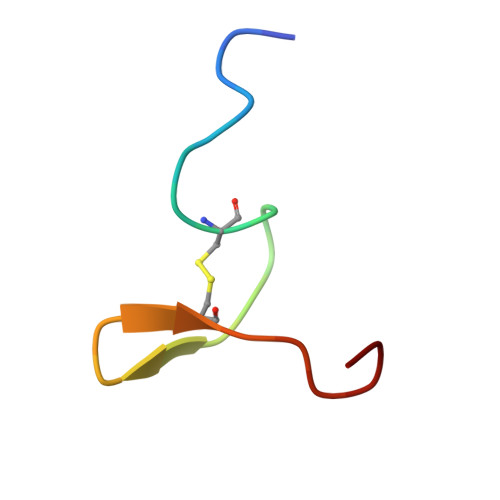 RCSB PDB - 5W54: Cytokine-like Stress Response Peptide-2 in Manduca Sexta