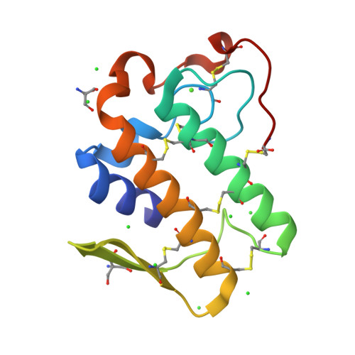 Group IIE secretory phospholipase A2 structure
