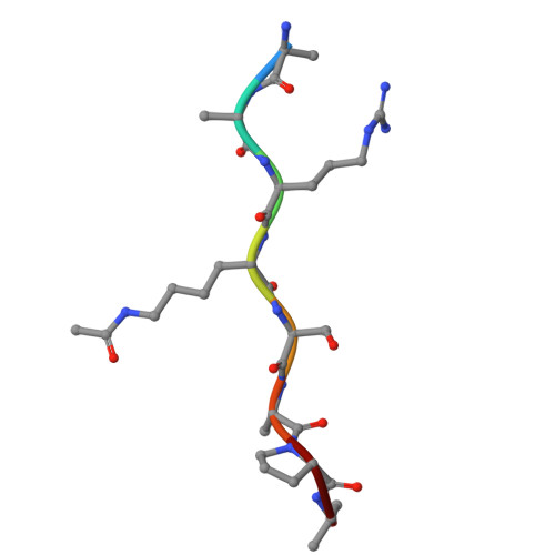 Rcsb Pdb 5xnv Crystal Structure Of Yeats2 Yeats Bound To H3k27ac Peptide 