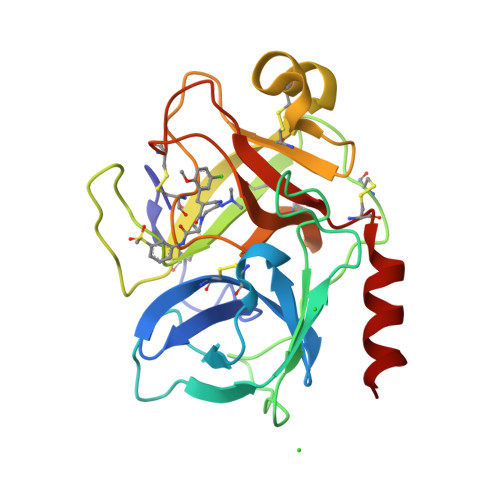 RCSB PDB - 5YJK: Human kallikrein 7 in complex with 1,4