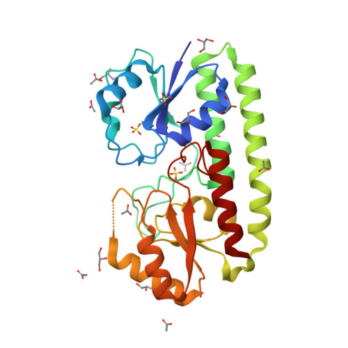 RCSB PDB - 5Z2J: structure of S38A mutant metal-free periplasmic 