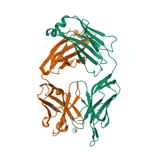 RCSB PDB - 6DWA: Structure of the 4497 Antibody Fab fragment bound