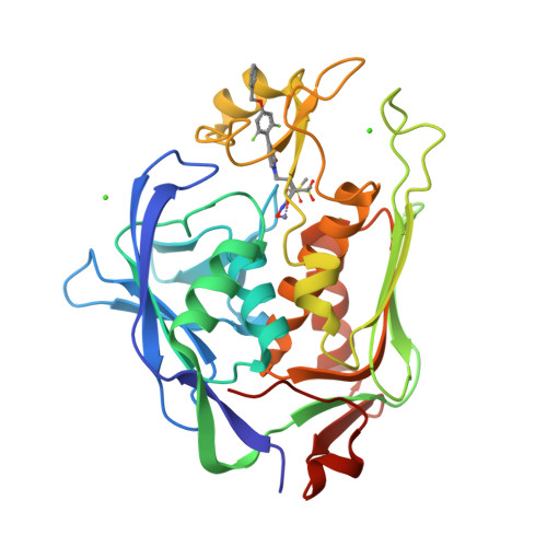 RCSB PDB - 6E54: Crystal structure of LpxC from Pseudomonas aeruginosa ...