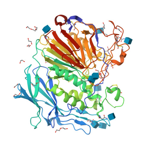 RCSB PDB - 6GIZ: PURPLE ACID PHYTASE FROM WHEAT ISOFORM B2 - SUBSTRATE ...