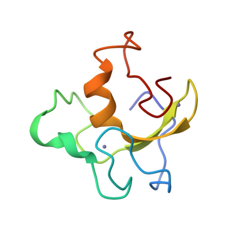 RCSB PDB 6IR0 Zinc finger domain of the human DTX protein