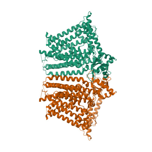 RCSB PDB - 6JPF: Structure of atOSCA1.1 channel at 3.52A