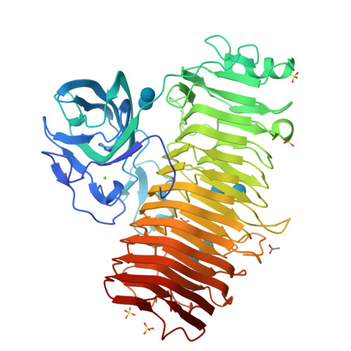 RCSB PDB - 6K0N: Catalytic domain of GH87 alpha-1,3-glucanase in ...