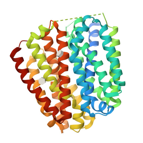 RCSB PDB - 6KKI: Crystal structure of Drug:Proton Antiporter-1 (DHA1 ...