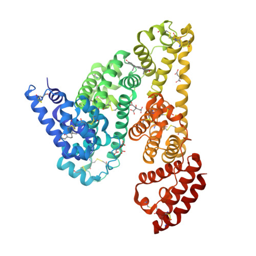 RCSB PDB - 6MDQ: Crystal structure of equine serum albumin in complex ...