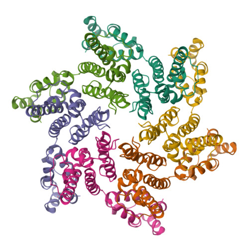 RCSB PDB - 6OMT: HIV-1 capsid hexamer R18D mutant