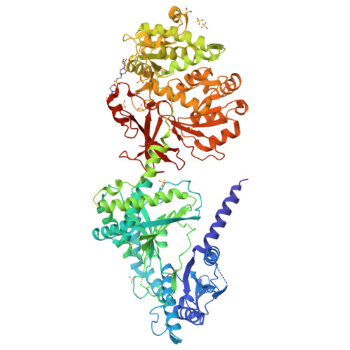 RCSB PDB - 6OYF: The Structure Of Condensation And Adenylation Domains ...