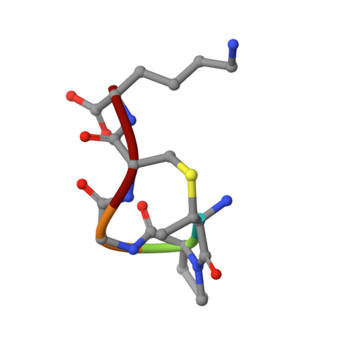 Rcsb Pdb Qys Solution Nmr Of Synthetic Analogues Of Nisin And Mutacin Ring A And Ring B