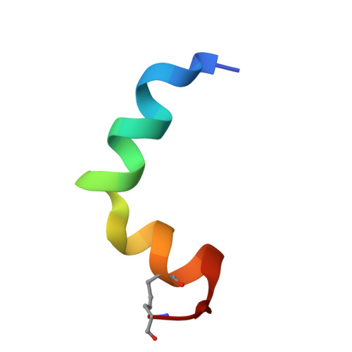 Rcsb Pdb R The Solution Nmr Structure Of Cis Dicarba Brevinin