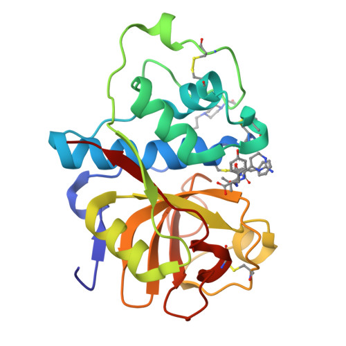 RCSB PDB - 6TCX: Papain bound to a natural cysteine protease inhibitor ...