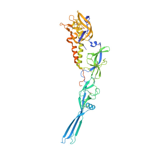 RCSB PDB - 6TMR: Mokola virus glycoprotein, monomeric post-fusion ...