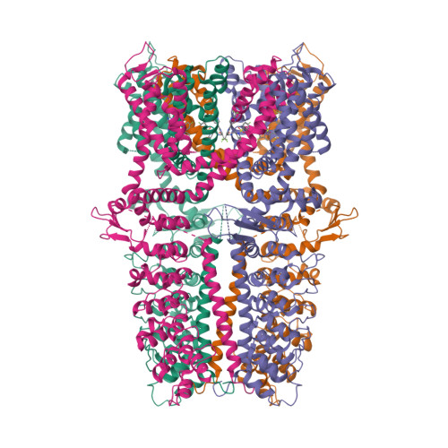 RCSB PDB - 6WJ5: Structure of human TRPA1 in complex with inhibitor GDC ...