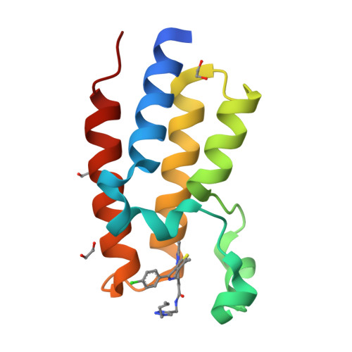 RCSB PDB - 6WWB: Crystal Structure of the second bromodomain of human ...