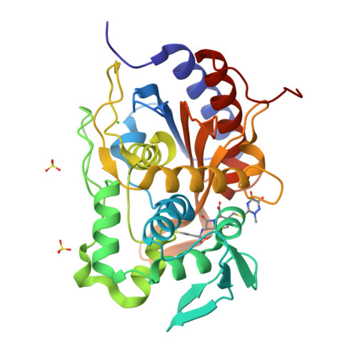 RCSB PDB - 6XQV: Crystal structure of the catalytic domain of PBP2
