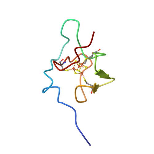 RCSB PDB 6XYV NMR Solution Structure Of The Iron Sulfur Protein PioC