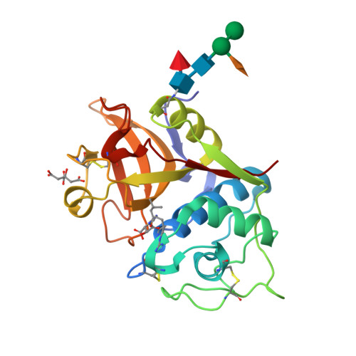 RCSB PDB 6YCF Structure the bromelain protease from Ananas comosus