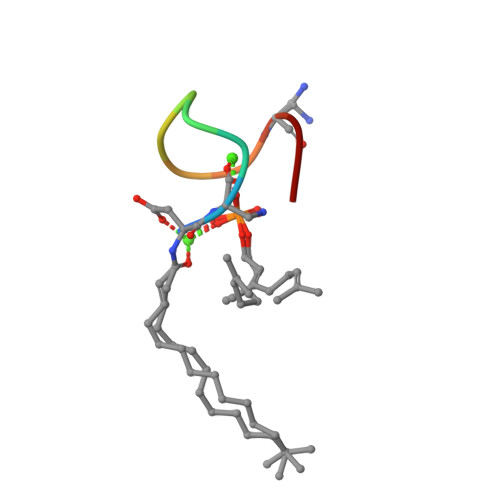 RCSB PDB - 7AG5: Structure Of The Laspartomycin C Double Mutant G4D D ...