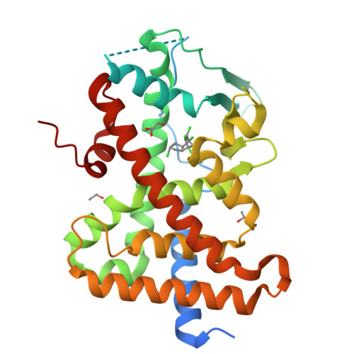 RCSB PDB - 7AX9: Crystal structure of the hPXR-LBD in complex with cis ...