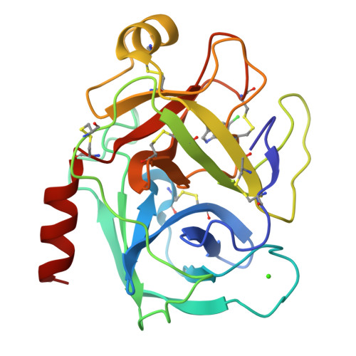 RCSB PDB 7BRW Bovine Pancreatic Trypsin with 5 chlorotryptamine Room Temperature