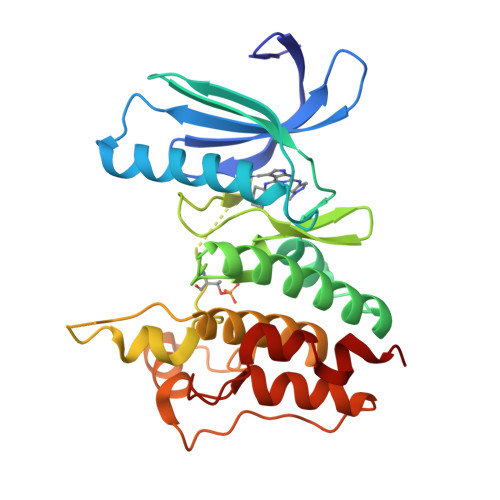 RCSB PDB - 7CIL: Crystal structure of TTK kinase domain in complex with ...