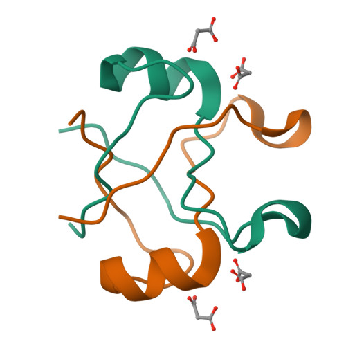 RCSB PDB - 7DXZ: Crystal structure of the chemically synthesized