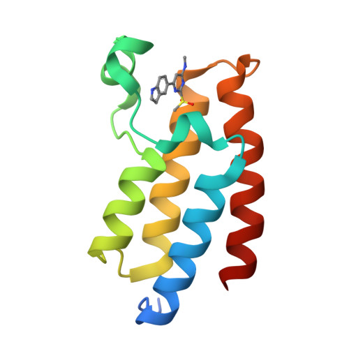 RCSB PDB - 7F5D: Crystal structure of BPTF-BRD with ligand DC-BPi-03 bound