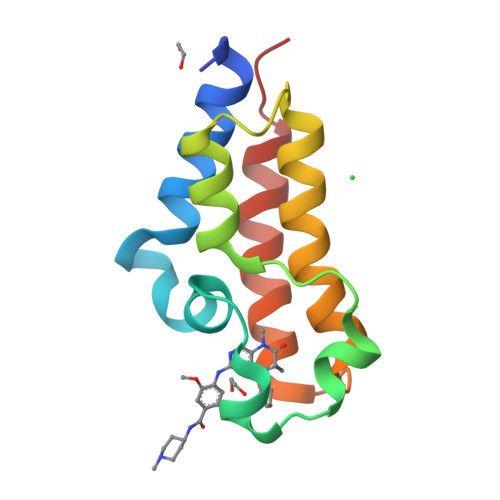 RCSB PDB - 7L9G: Crystal structure of the second bromodomain (BD2) of ...