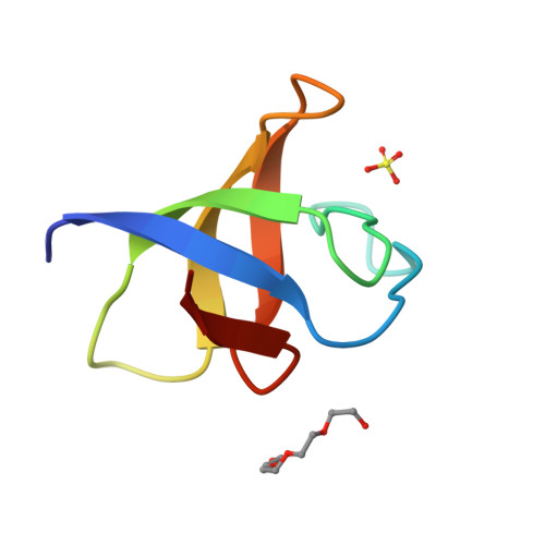 Rcsb Pdb 7ner Crystal Structure Of The V Src Sh3 Domain Q128r Mutant 0325