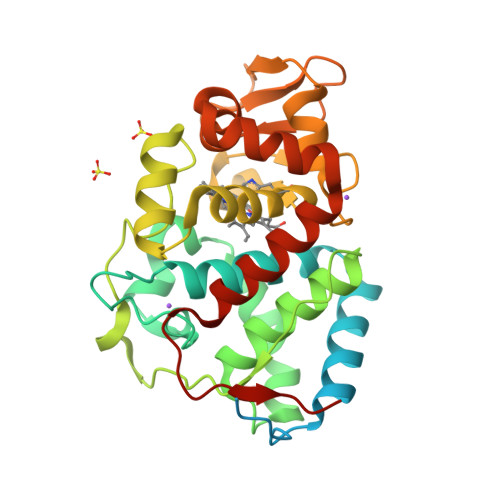 RCSB PDB - 7OPT: Crystal structure of Trypanosoma cruzi peroxidase