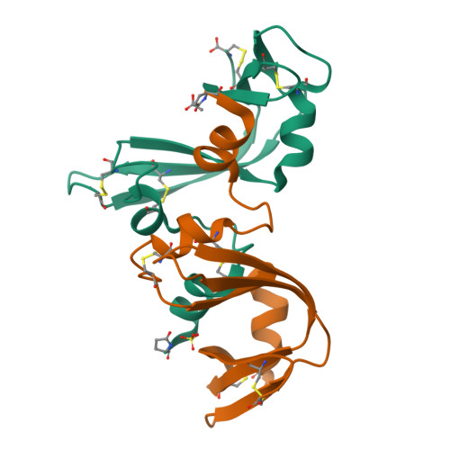 RCSB PDB - 7ORD: The crystal structure of the domain-swapped dimer of ...