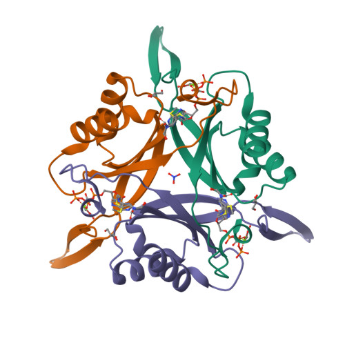 RCSB PDB - 7P52: GlnK1 from Methanocaldococcus jannaschii with Mg