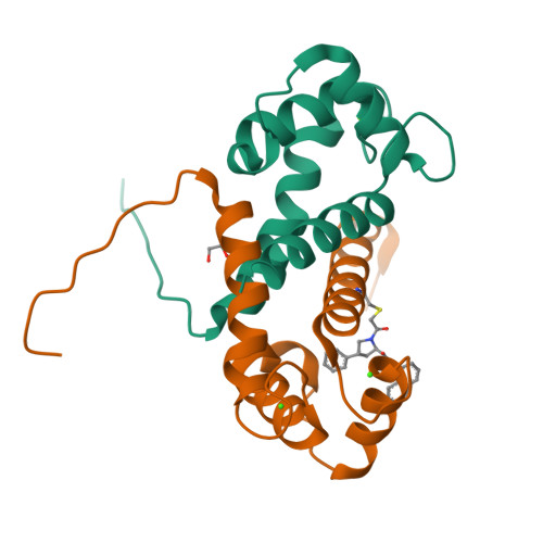 RCSB PDB - 7PSQ: Crystal structure of S100A4 labeled with NU074381b.