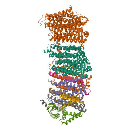 Rcsb Pdb 7qru Structure Of Bacillus Pseudofirmus Mrp Antiporter