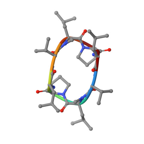 Rcsb Pdb 7ubi Solution Nmr Structure Of 8 Residue Rosetta Designed